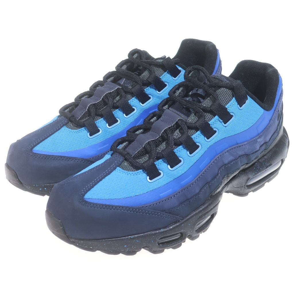 NIKE(ナイキ) ×Stash Air Max 95 Black and Harbor Blue HF5515-400 スタッシュ エアマックス95 ブラック アンド ハーバー ローカットスニーカー ブルー US10/28cm