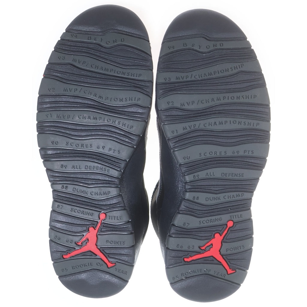 NIKE(ナイキ) AIR JORDAN 10 RETRO SHADOW HJ6779-001 エアジョーダン10 レトロ シャドウ ハイカットスニーカー グレー