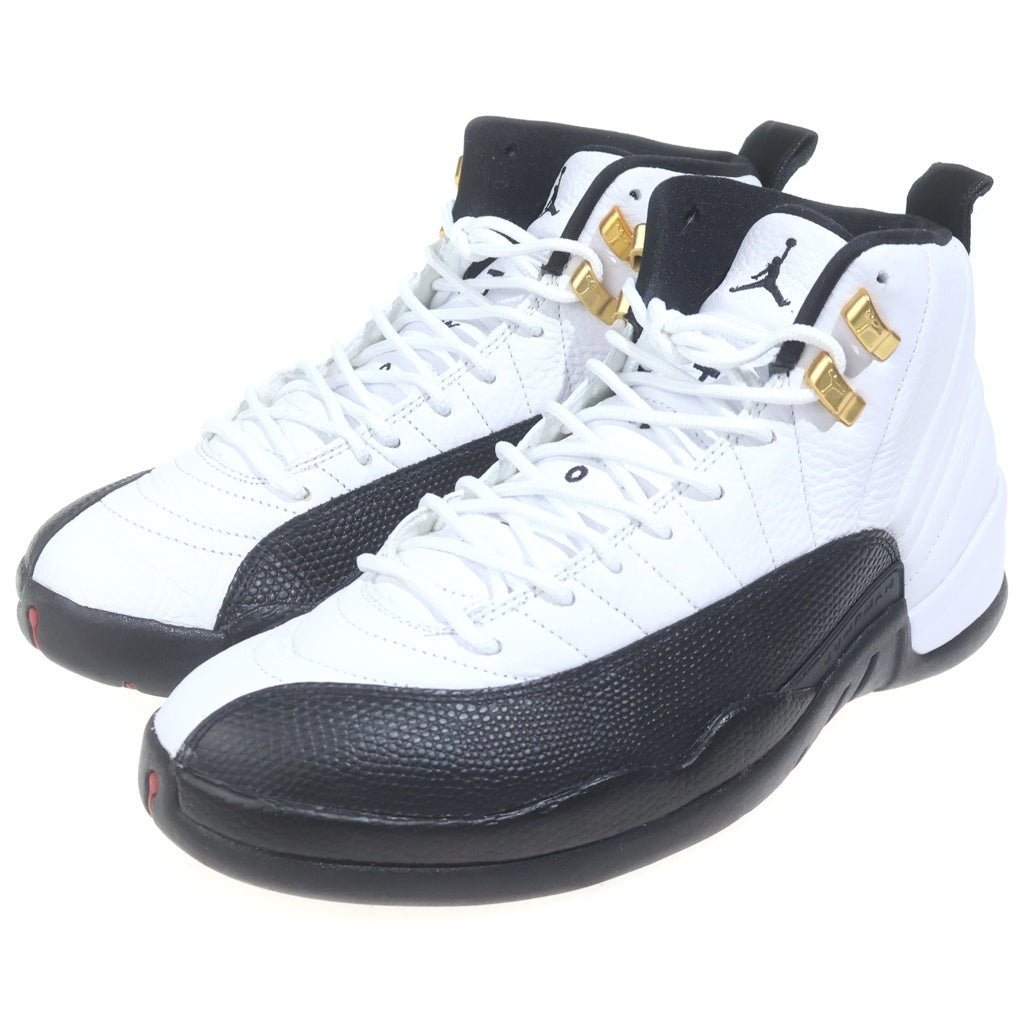 NIKE(ナイキ) AIR JORDAN 12 RETRO CT8013-117 復刻 エアジョーダン12 レトロ タクシー ハイカットスニーカー ホワイト/ブラック US10.5/28.5cm