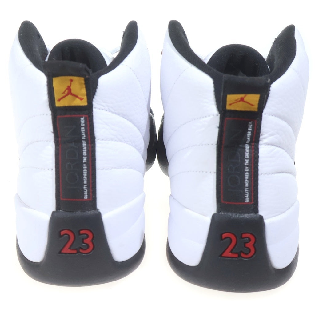 NIKE(ナイキ) AIR JORDAN 12 RETRO CT8013-117 復刻 エアジョーダン12 レトロ タクシー ハイカットスニーカー ホワイト/ブラック US10.5/28.5cm