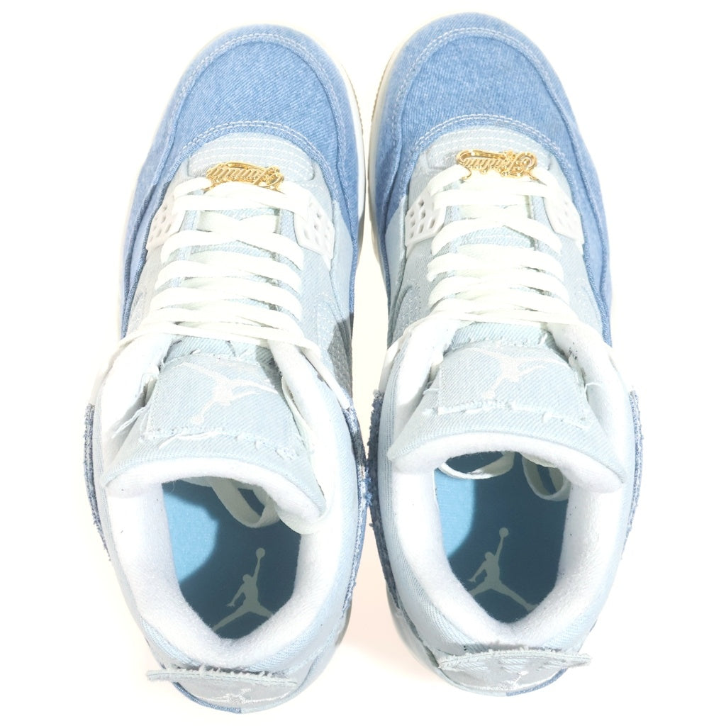 NIKE(ナイキ) WMNS AIR JORDAN 4 RETRO TEX WORN BLUE IB6716-100 ウィメンズ エアジョーダン4 レトロ ウォーンブルー ミッドカットスニーカー ブルー US11.5/28.5cm