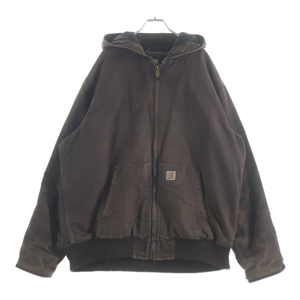 CARHARTT(カーハート) WASHED DUCK INSULATED ACTIVE JACKET 104050 ウォッシュド ダック インサレーテッド アクティブ ジャケット ブラウン