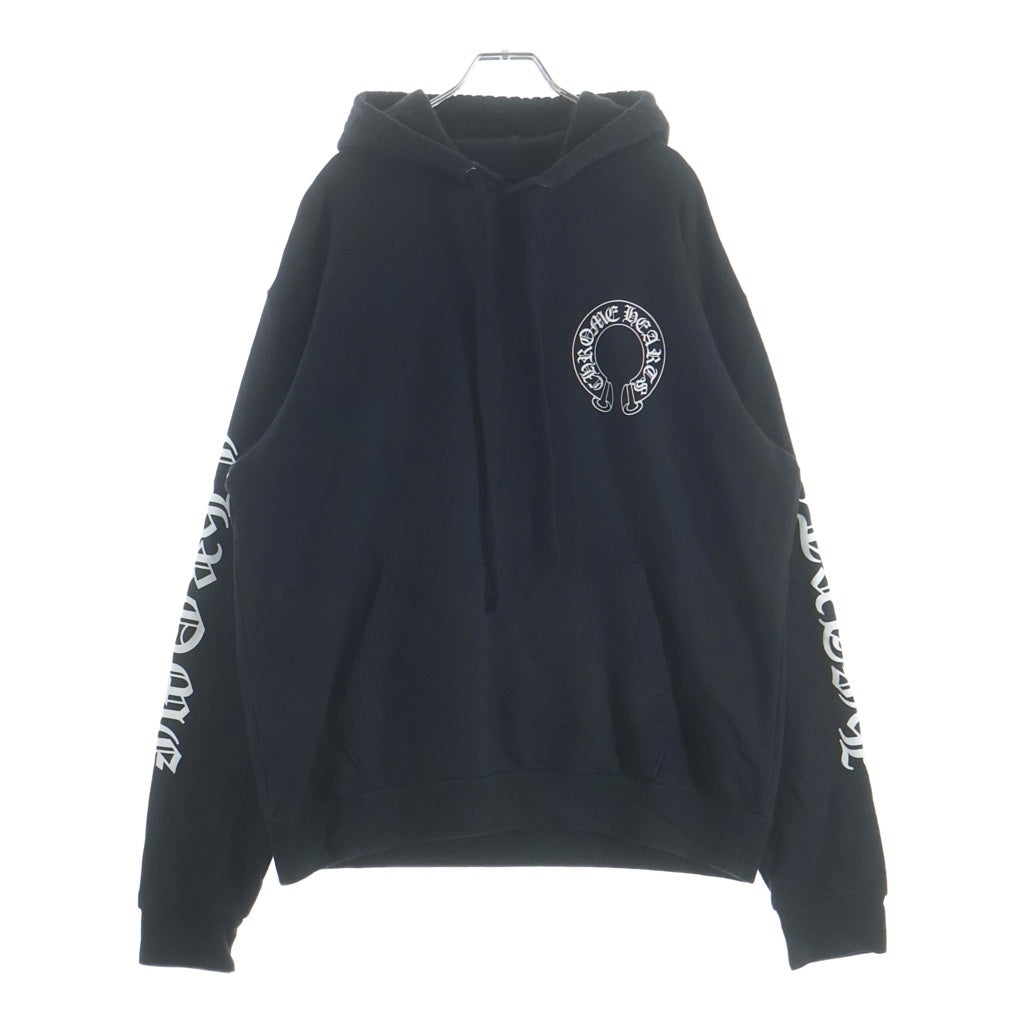 CHROME HEARTS(クロムハーツ) ×MATTY BOY CHOMPER SWTSHRT HD PLVR マッティボーイ チョンパー ホースシュープルオーバースウェットパーカー フーディ ブラック