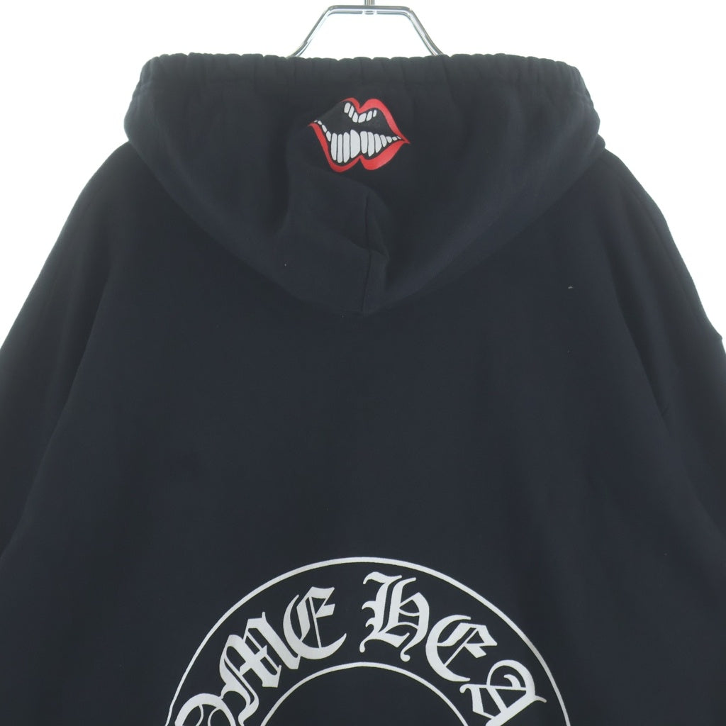 CHROME HEARTS(クロムハーツ) ×MATTY BOY CHOMPER SWTSHRT HD PLVR マッティボーイ チョンパー ホースシュープルオーバースウェットパーカー フーディ ブラック