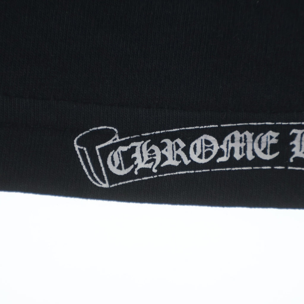 CHROME HEARTS(クロムハーツ) 90S OLD ×MAX FIELD LOS ANGELS DAGGER L/S TEE マックスフィールド オールド ダガープリント クルーネック長袖Tシャツカットソー ブラック