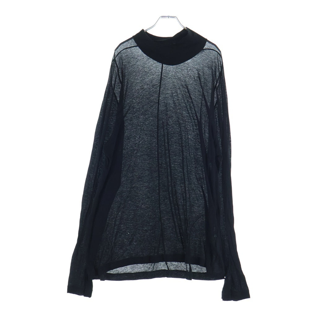 JULIUS(ユリウス) 23SS コットンシルク タートルネック長袖カットソー