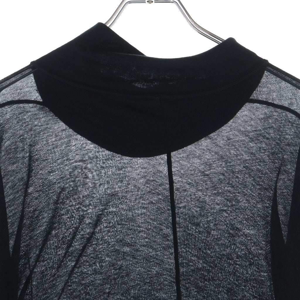 JULIUS(ユリウス) 23SS コットンシルク タートルネック長袖カットソー