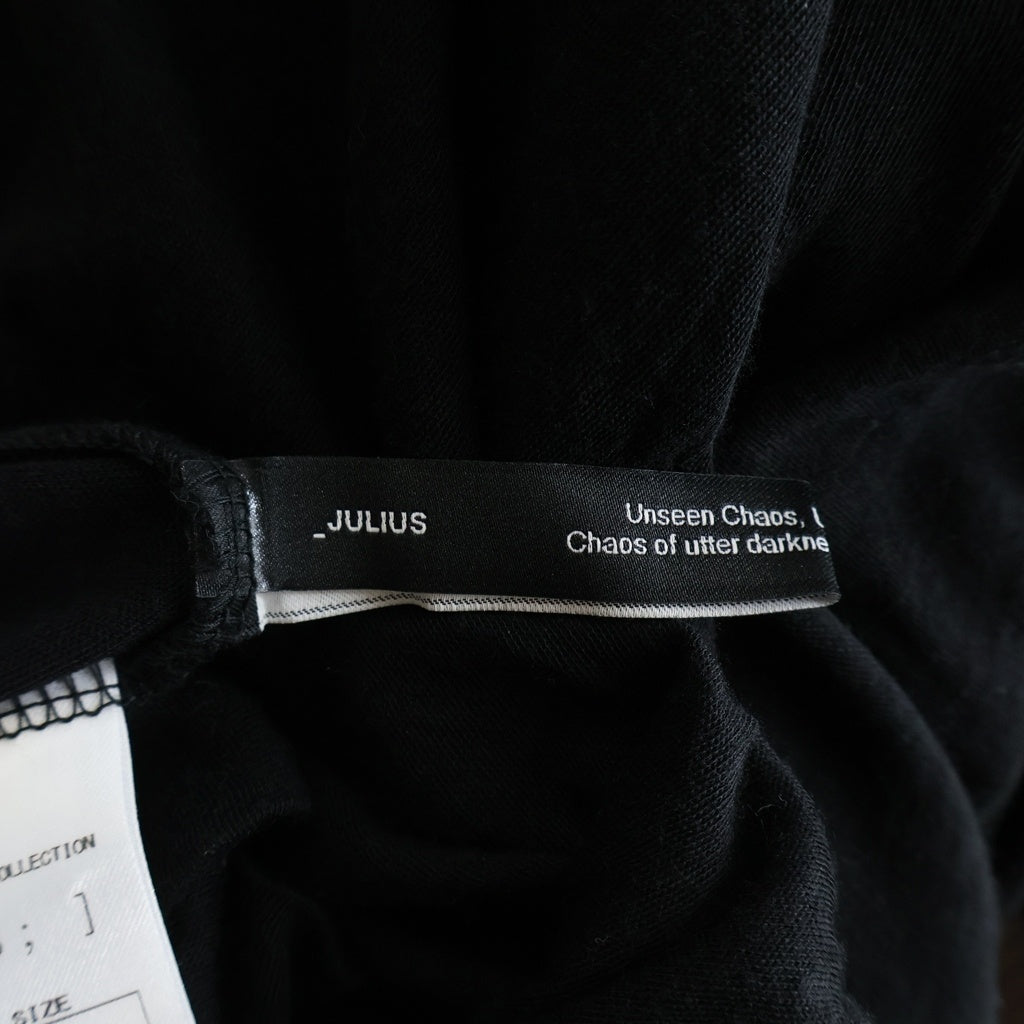 JULIUS(ユリウス) 23SS コットンシルク タートルネック長袖カットソー