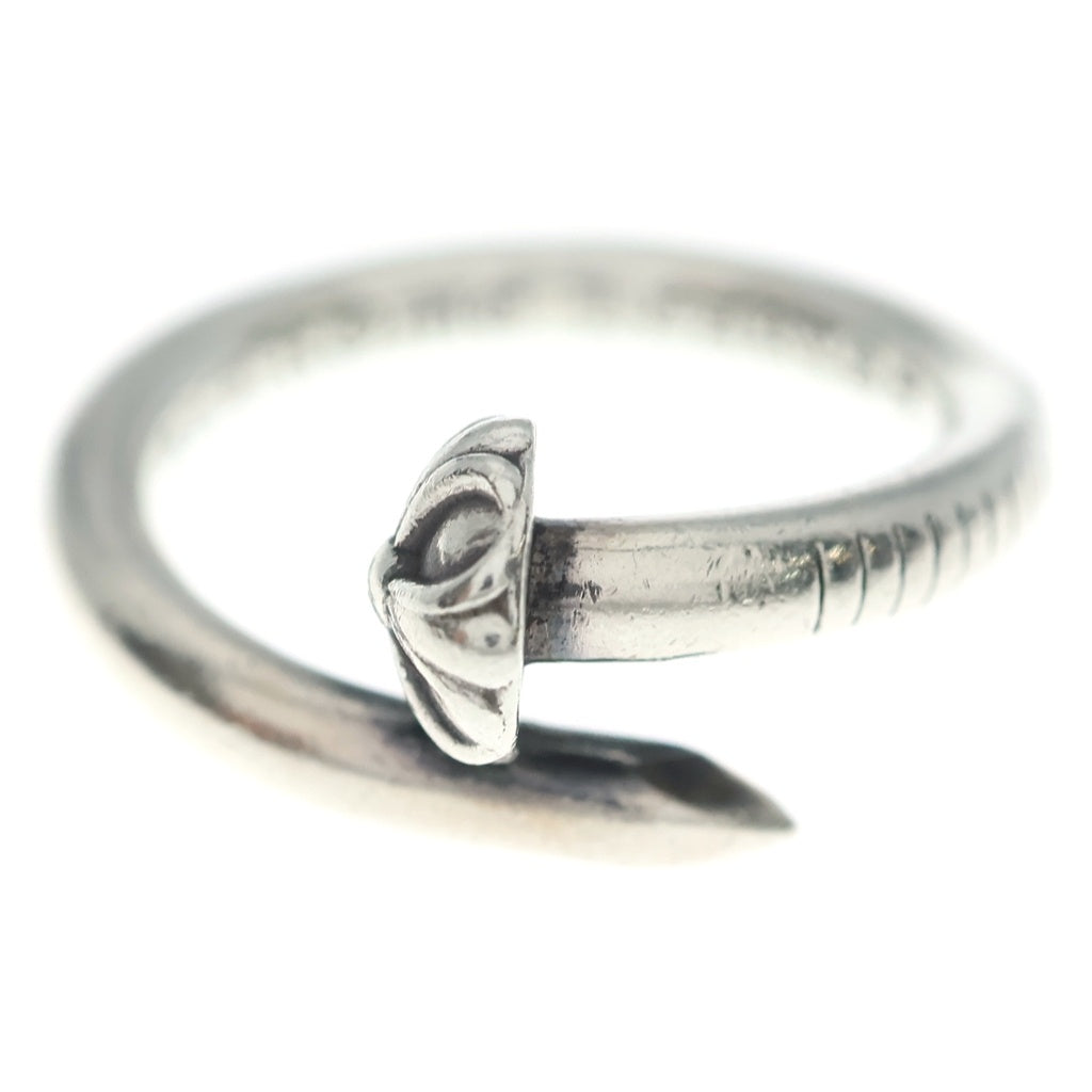 CHROME HEARTS(クロムハーツ) NAIL CRSBALL ネイル クロスボール リング シルバー BCA349 レディース