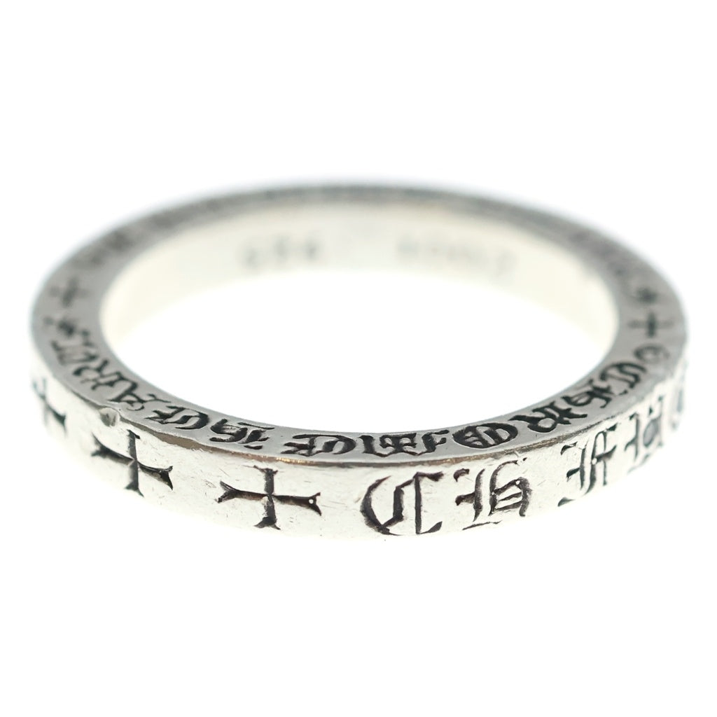 CHROME HEARTS(クロムハーツ) 3mm SPACER FUCKYOU 2PT DIA 3mmスペーサーファックユー 2PTダイヤリング シルバー