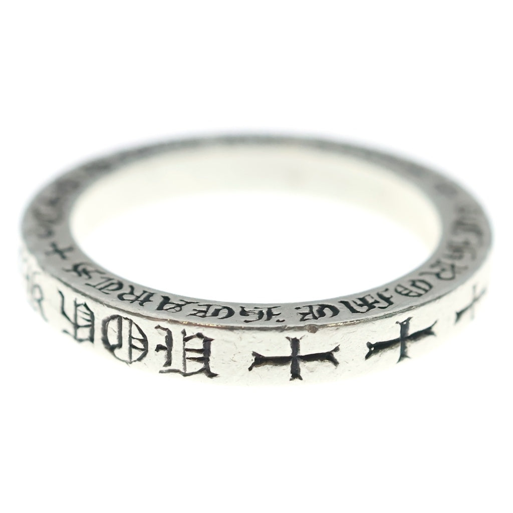 CHROME HEARTS(クロムハーツ) 3mm SPACER FUCKYOU 2PT DIA 3mmスペーサーファックユー 2PTダイヤリング シルバー