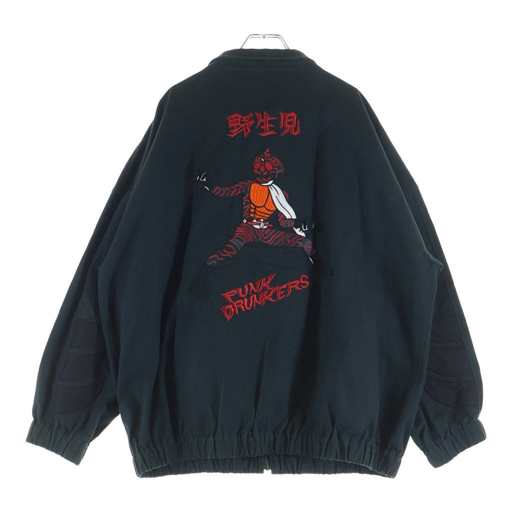 PUNK DRUNKERS(パンクドランカーズ) ×仮面ライダー AMAZON RIDER JACKET アマゾン ライダージャケット ブルゾンジャケット グリーン