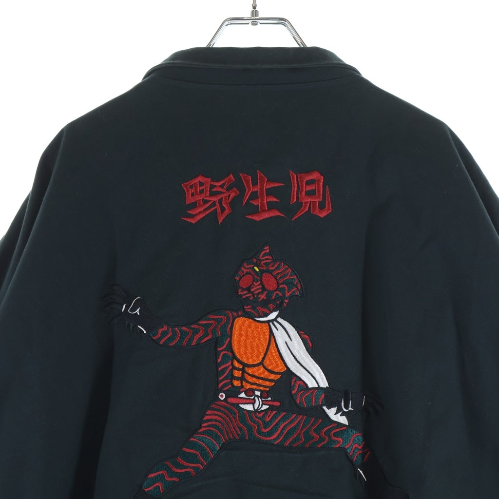 PUNK DRUNKERS(パンクドランカーズ) ×仮面ライダー AMAZON RIDER JACKET アマゾン ライダージャケット ブルゾンジャケット グリーン