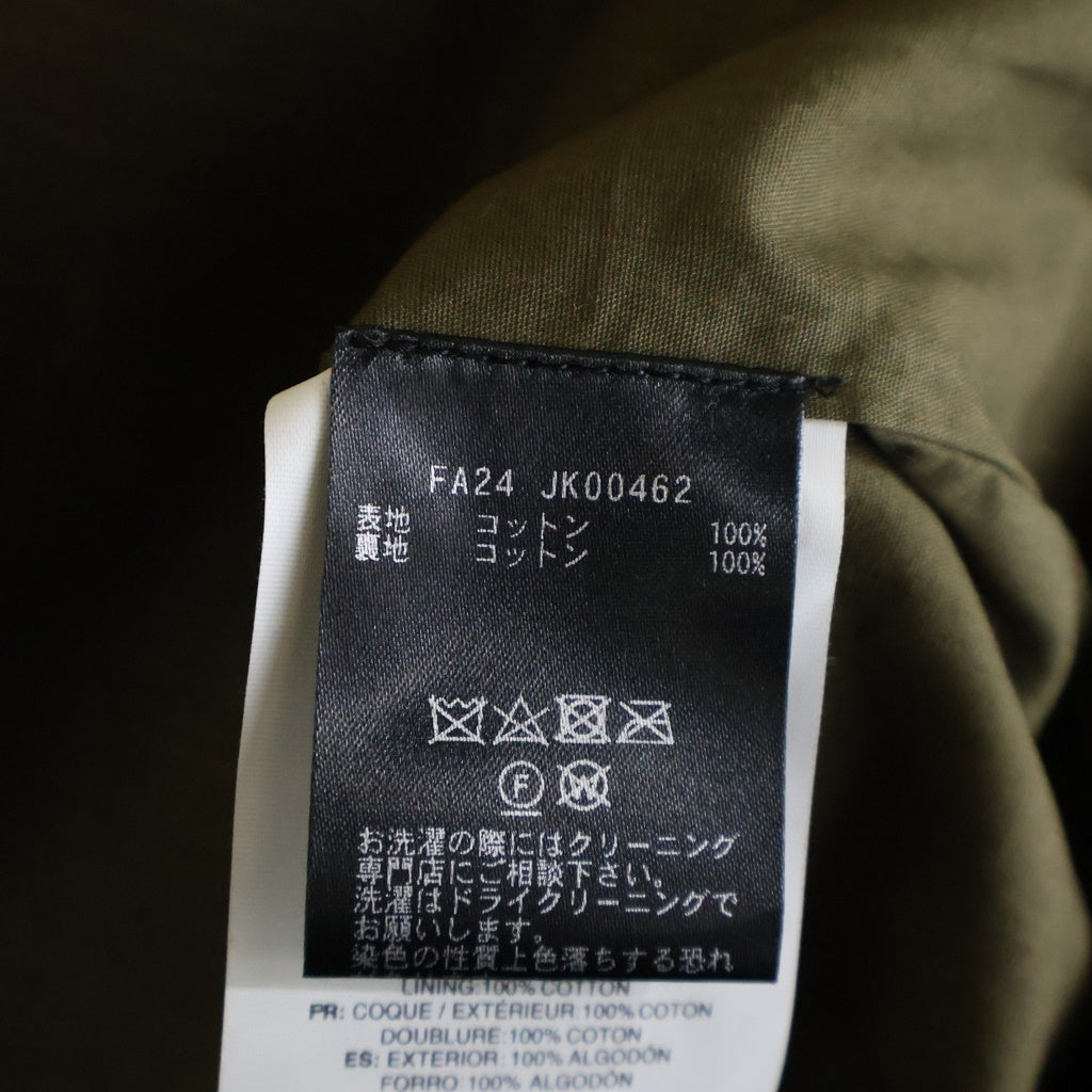 HUF(ハフ) 24AW× THE TEXAS CHAIN SAW MASSACRE M64 MILITARY JACKET FA-JK00462 テキサス チェーンソー 別注 ミリタリー ジャケット カーキ