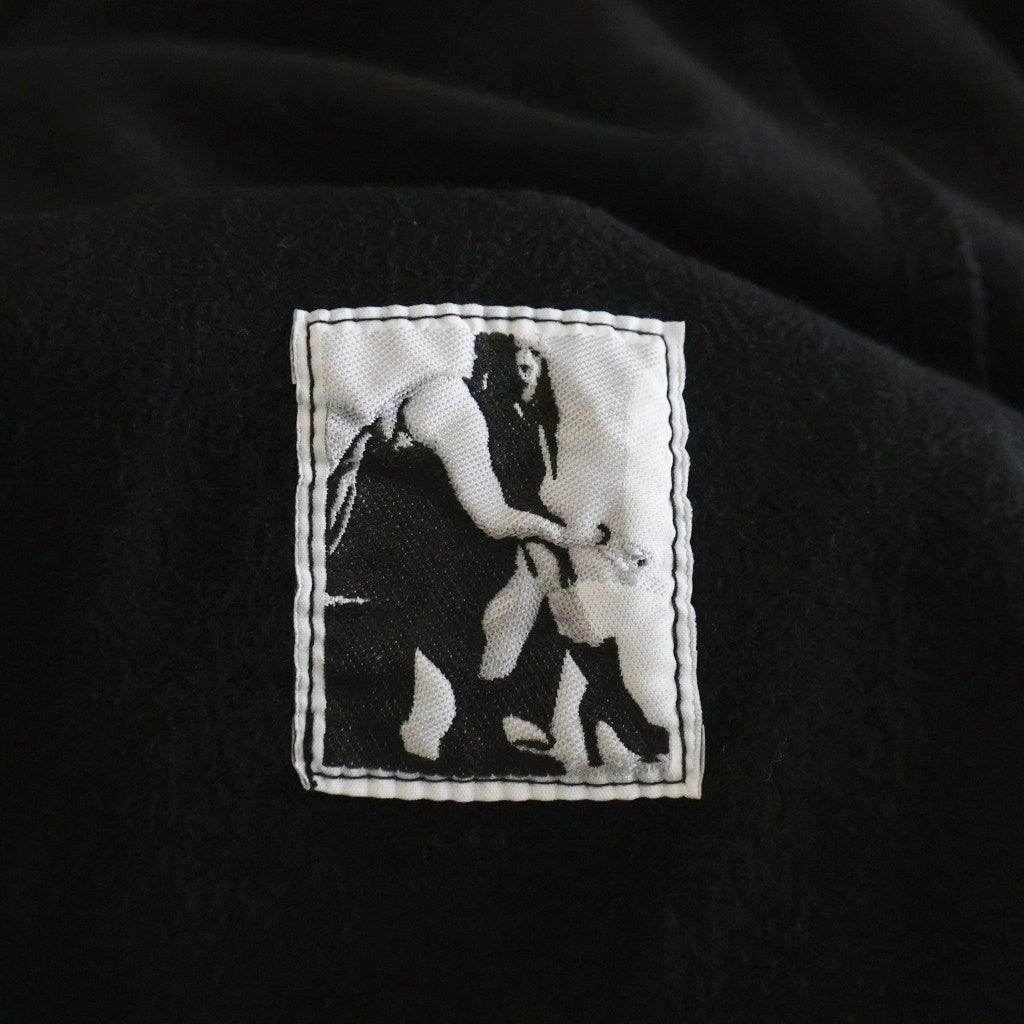 Rick Owens(リックオウエンス) 26SS JUMBO SS T DU01F4274-RIGEP3 ペンタグラム刺繍 オーバーサイズ クルーネック半袖Tシャツカットソー ブラック
