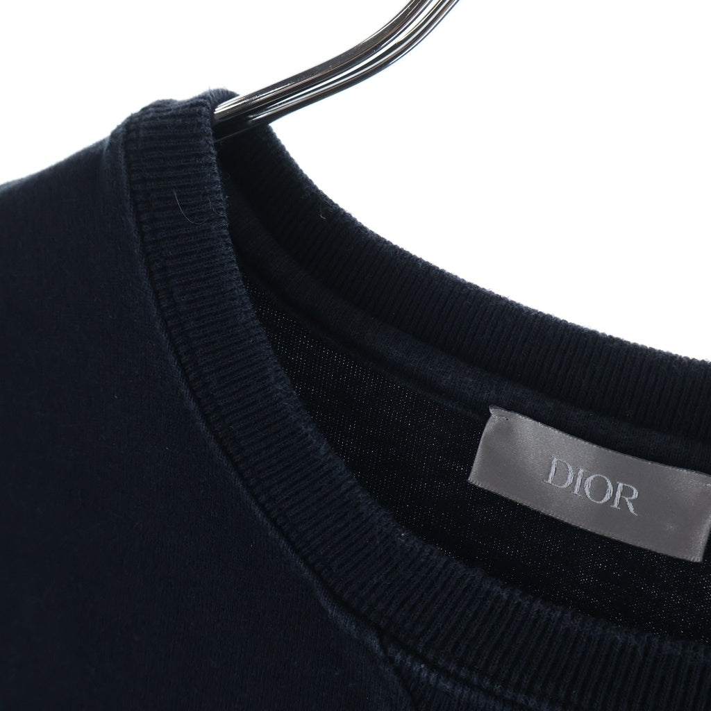DIOR(ディオール) 21AW ×KENNY SCHARF Logo Colorblock Round Neck Short Sleeve T-Shirt 193J646A0554 ケニーシャーフ ロゴカラーブロック クルーネック半袖Tシャツカットソー