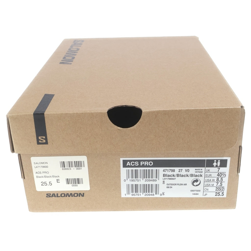 SALOMON(サロモン) ACS PRO ADVANC 471798 エーシーエス プロ ローカットスニーカー ブラック レディース