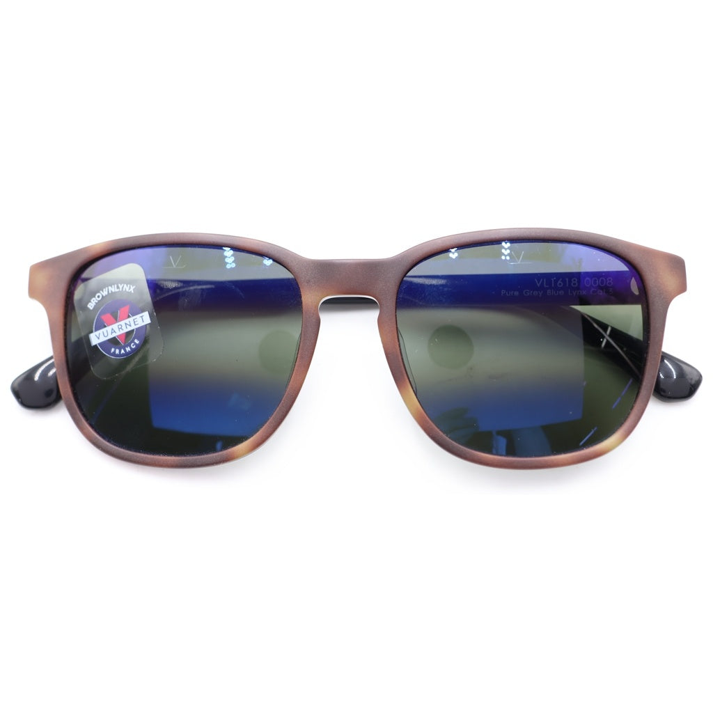 NO BRAND(ノーブランド) Vuarnet【ヴァルネ】 District 1618 VL1618-0008 ウェリントン 偏光サングラス アイウェア 眼鏡 マットトータス