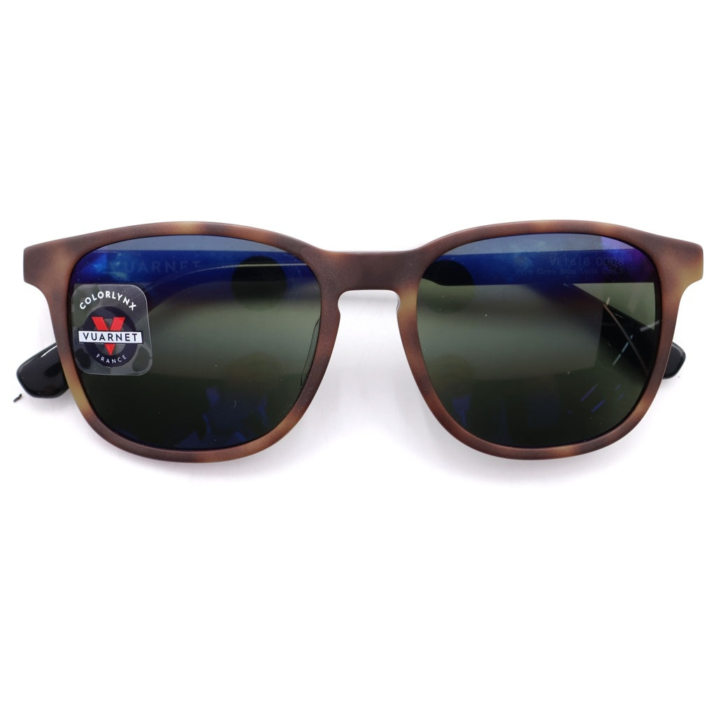 NO BRAND(ノーブランド) Vuarnet【ヴァルネ】 District 1618 VL1618-0008 ウェリントン 偏光サングラス アイウェア 眼鏡 マットトータス