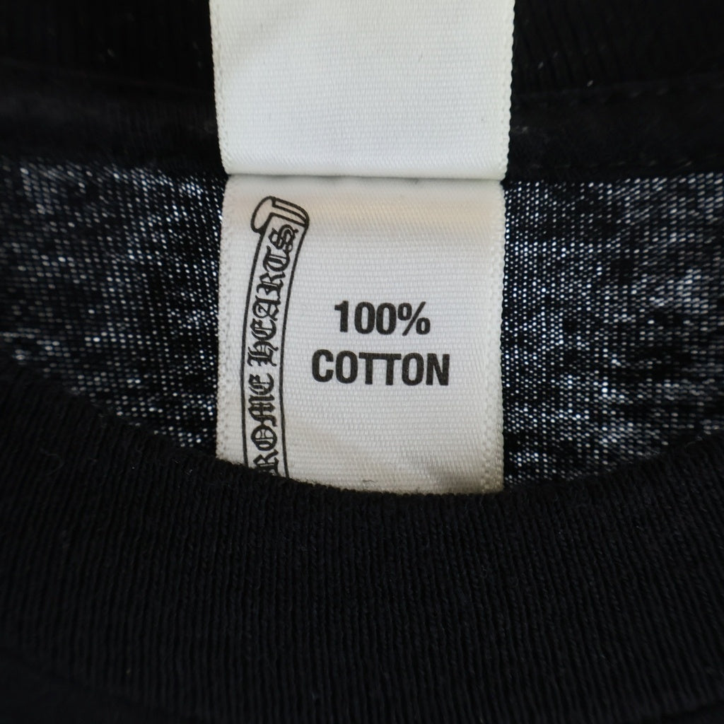 CHROME HEARTS(クロムハーツ) OLD Back Scroll Label Logo Tee バックスクロールラベルロゴ クルーネック半袖Tシャツカットソー ブラック