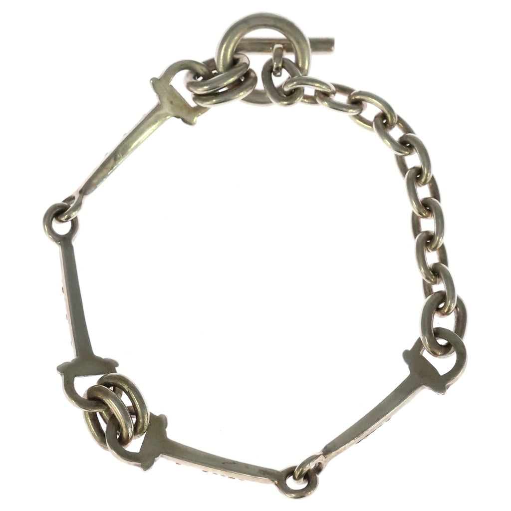 WAKAN SILVER SMITH(ワカンシルバースミス) Mobius Pattern Horse Bit Bracelet チェーンリンクブレスレット シルバー