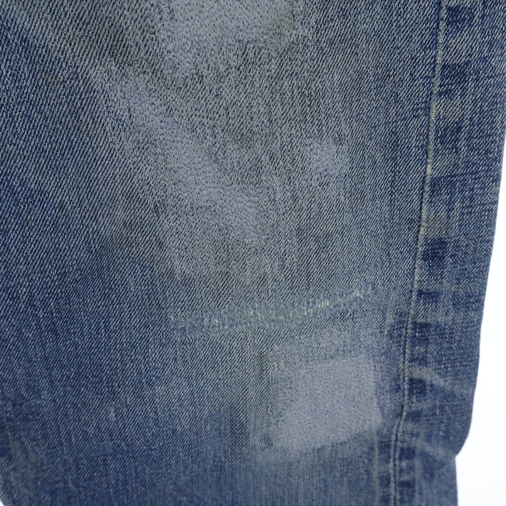 Levi's(リーバイス) 60S VINTAGE 501 BIGE 前期 ボタン裏E Vステ イエローステッチ 足長R ストレートデニムパンツ ジーンズ ブルー