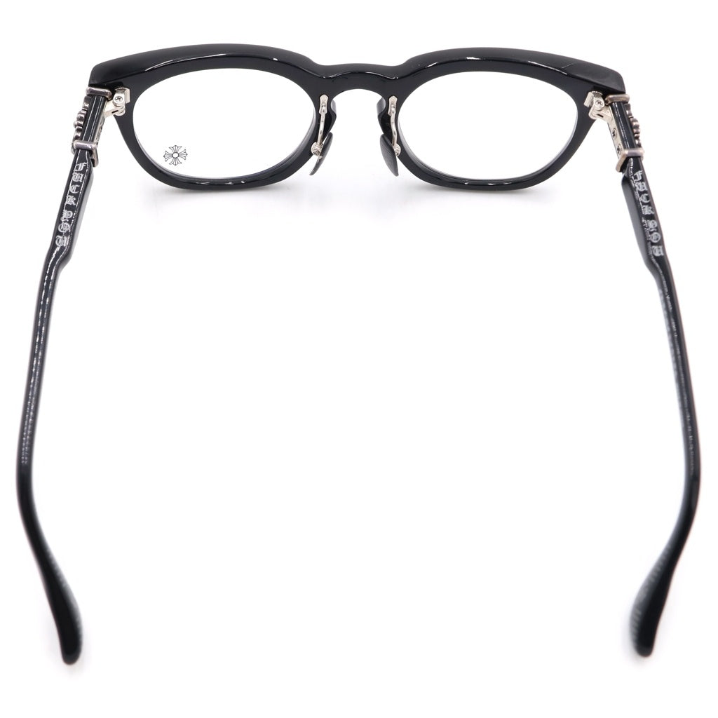 CHROME HEARTS(クロムハーツ) RODISICLE ロッドシクル フローラルテンプル ボストンフレーム サングラス アイウェア 眼鏡 ブラック