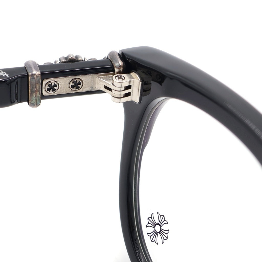 CHROME HEARTS(クロムハーツ) RODISICLE ロッドシクル フローラルテンプル ボストンフレーム サングラス アイウェア 眼鏡 ブラック