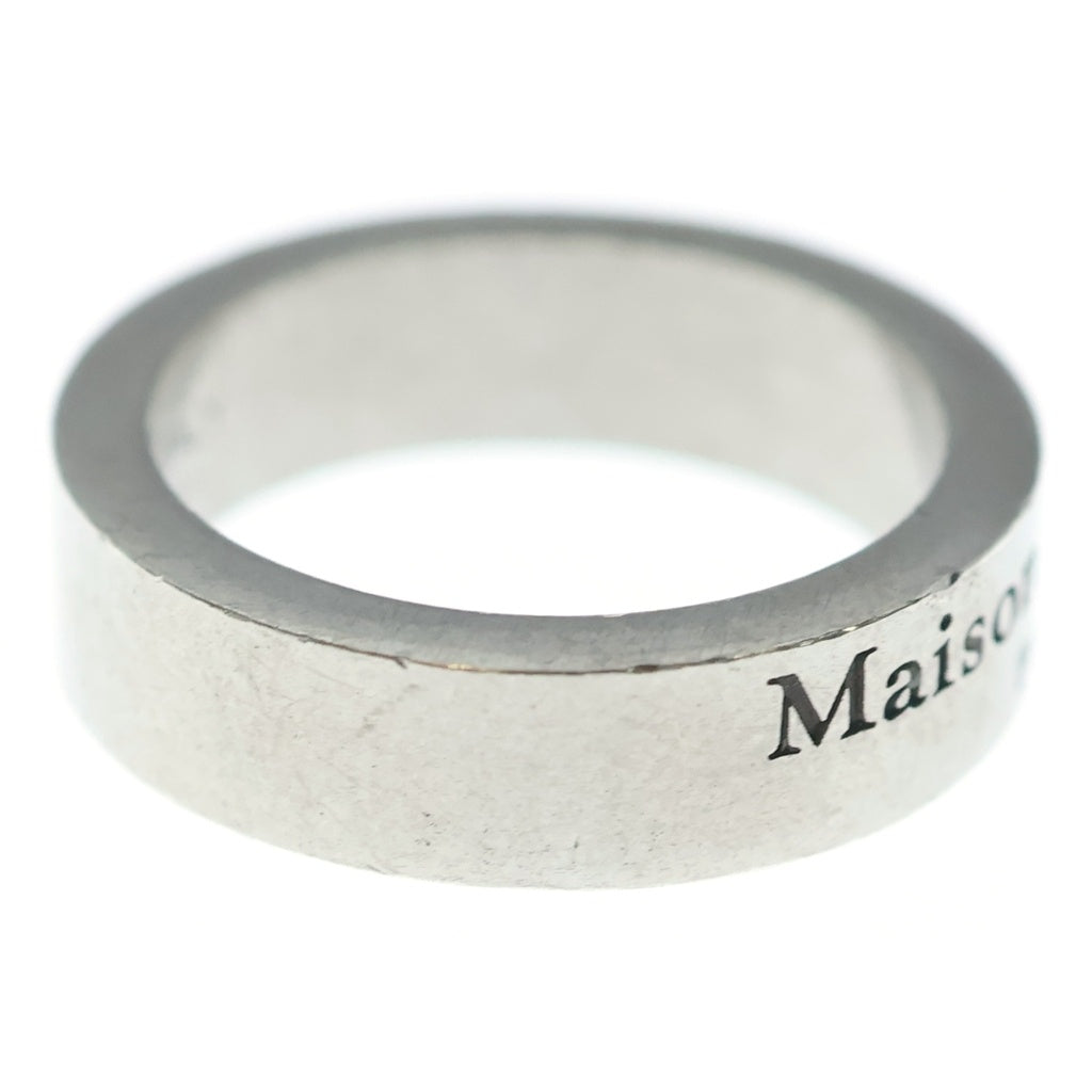 Maison Martin Margiela(メゾンマルタンマルジェラ) LOGO RING ロゴリング シルバー SM1UQ0064
