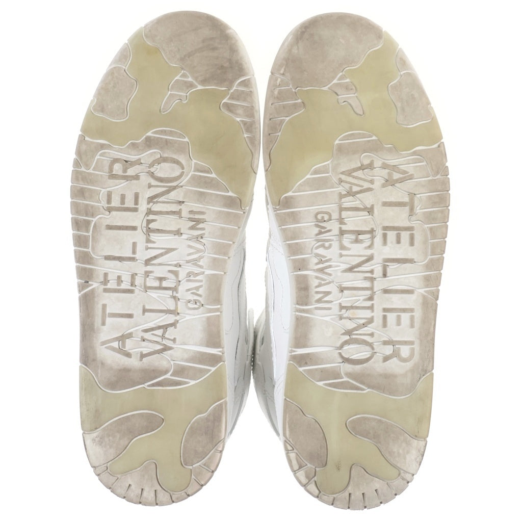 VALENTINO(ヴァレンティノ) ATELIER SHOES レザーハイカットスニーカー ホワイト LSWE73