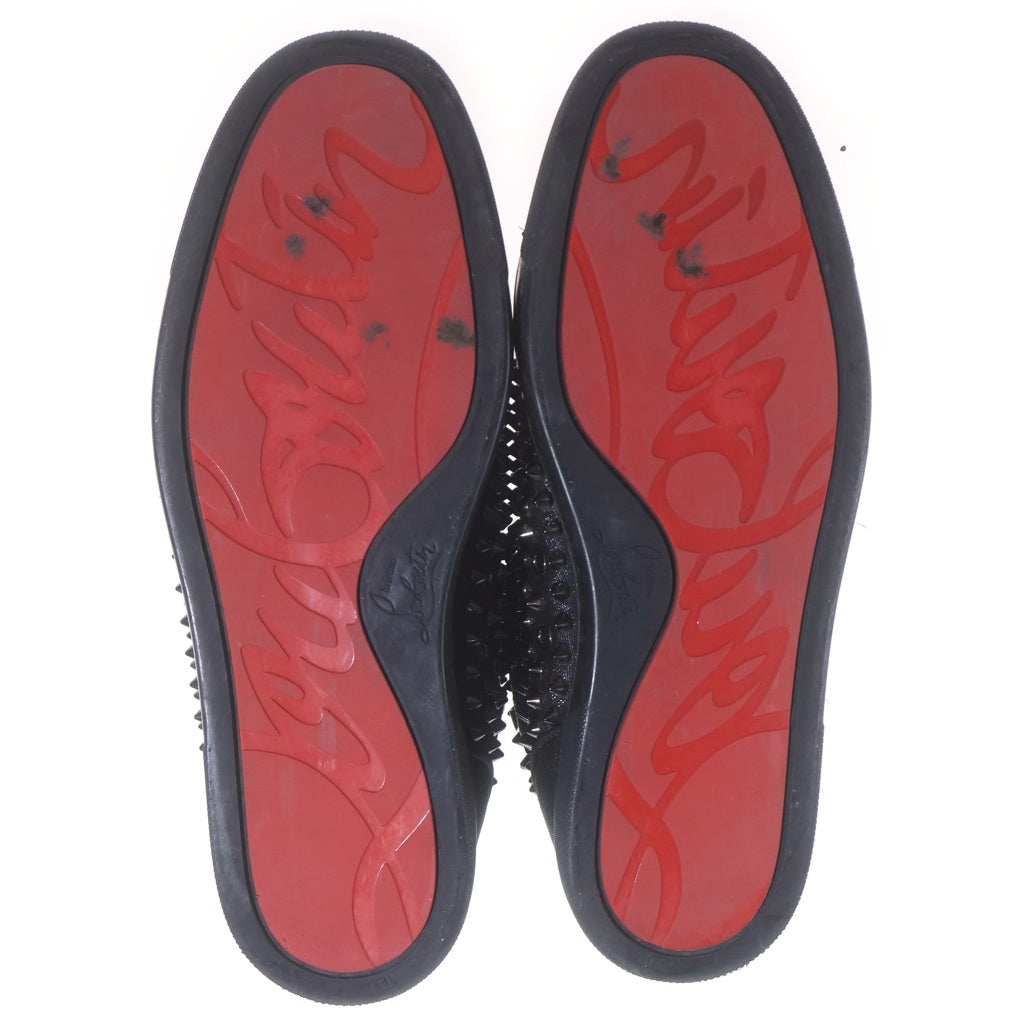 CHRISTIAN LOUBOUTIN(クリスチャンルブタン) Louis Spikes スタッズ装飾 ハイカットスニーカー ブラック
