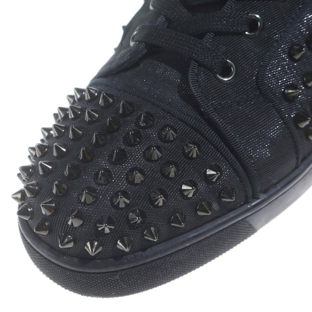 CHRISTIAN LOUBOUTIN(クリスチャンルブタン) Louis Spikes スタッズ装飾 ハイカットスニーカー ブラック