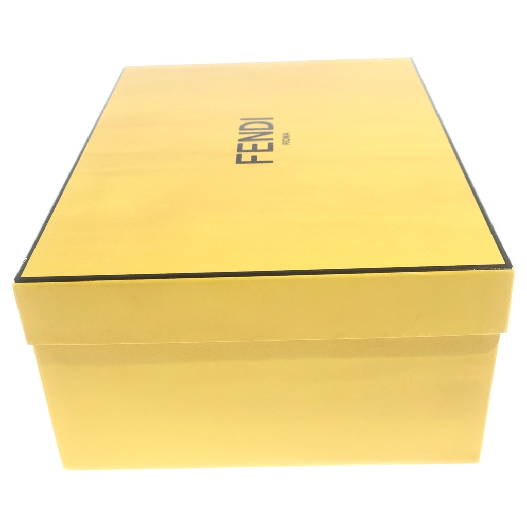 FENDI(フェンディ) ロゴデザイン レースアップ ナッパレザー ハイカットスニーカー ホワイト 8E7045AADSF0H23