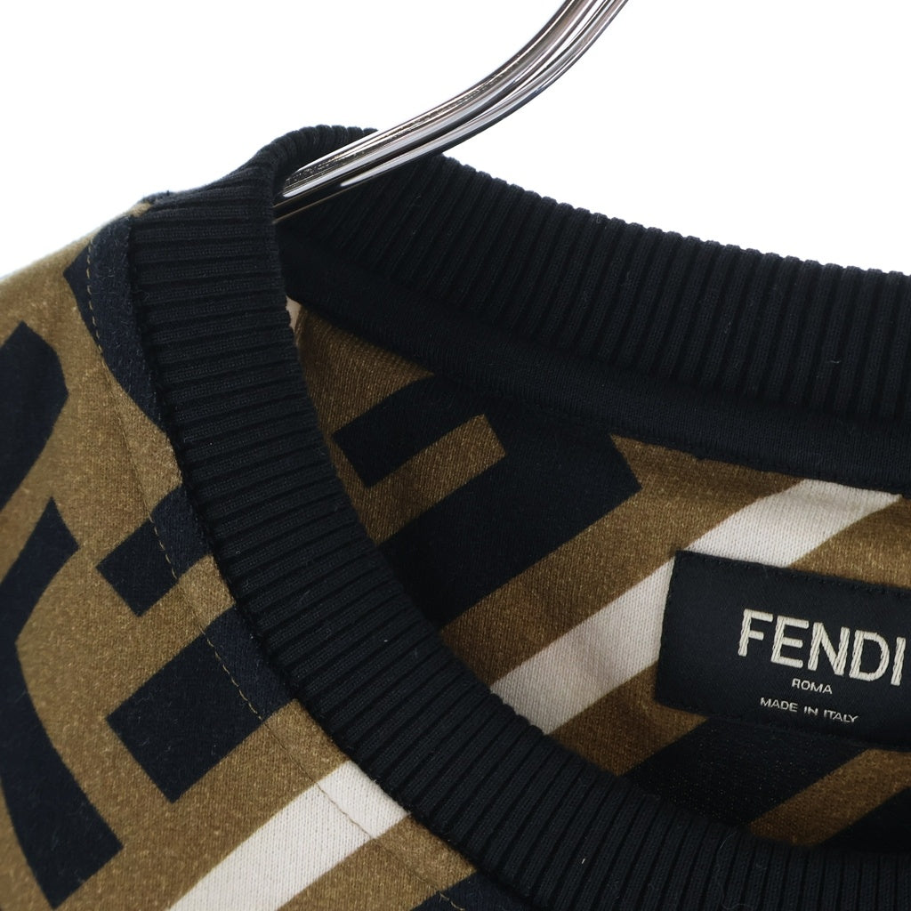 FENDI(フェンディ) FFズッカ柄 クルーネックスウェットトレーナー