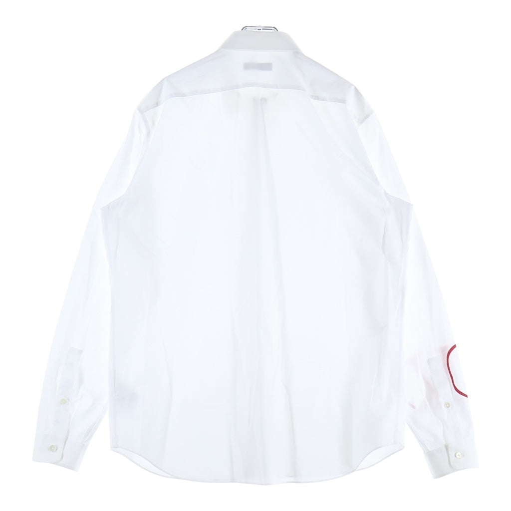 VALENTINO(ヴァレンティノ) 袖ロゴプリント コットン長袖シャツ ホワイト SV3AB7655AL