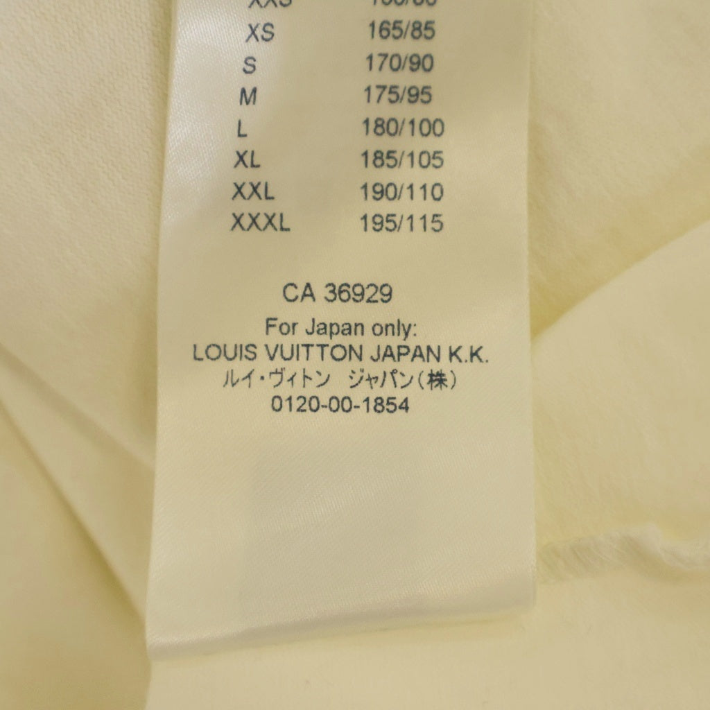 LOUIS VUITTON(ルイヴィトン) マルチロゴプリント クルーネック半袖Tシャツ ホワイト