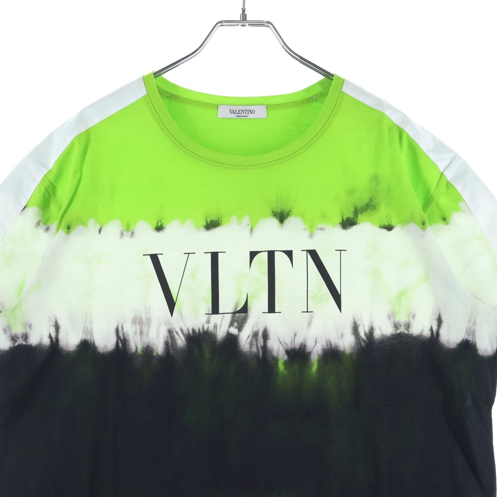 VALENTINO(ヴァレンティノ) タイダイ VLTNプリント クルーネック半袖Tシャツカットソー マルチカラー UV3MG06Z6HC