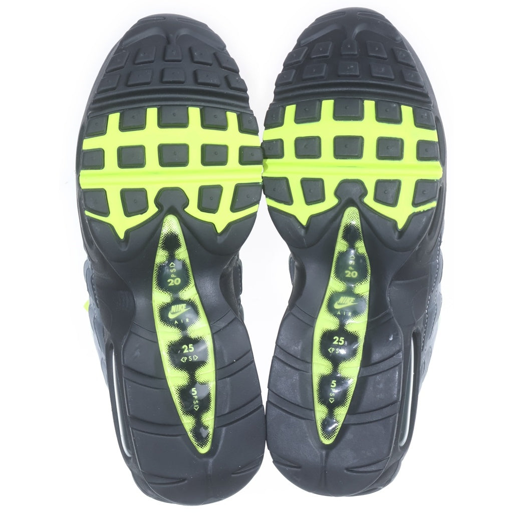 NIKE(ナイキ) Air Max 95 OG Neon Yellow ナイキ エアマックス95 OG ネオンイエロー/イエローグラデ ミッドカットスニーカー US8.5/26.5cm グレー/イエロー CT1689 001