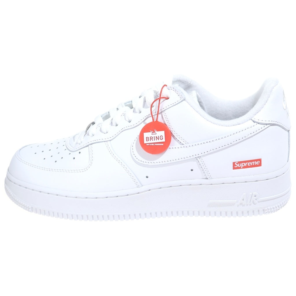 NIKE(ナイキ) ×SUPREME Air Force 1 Low White シュプリーム エアフォース1 ローカットスニーカー US9/27cm ホワイト CU9225 100
