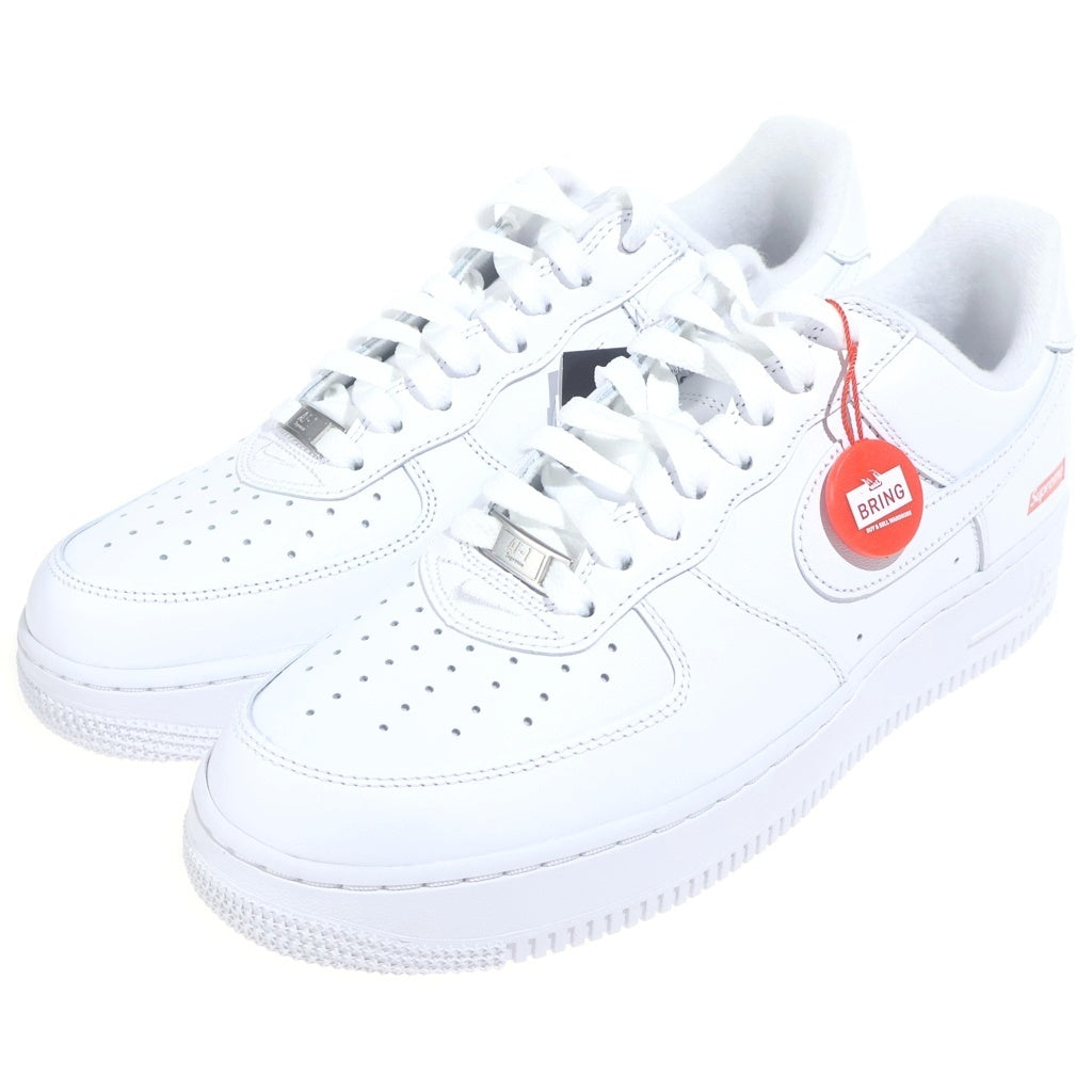 NIKE(ナイキ) ×SUPREME Air Force 1 Low White シュプリーム エアフォース1 ローカットスニーカー US9/27cm ホワイト CU9225 100