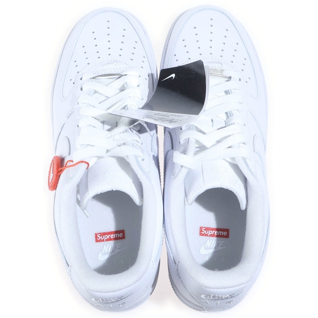 NIKE(ナイキ) ×SUPREME Air Force 1 Low White シュプリーム エアフォース1 ローカットスニーカー US9/27cm ホワイト CU9225 100