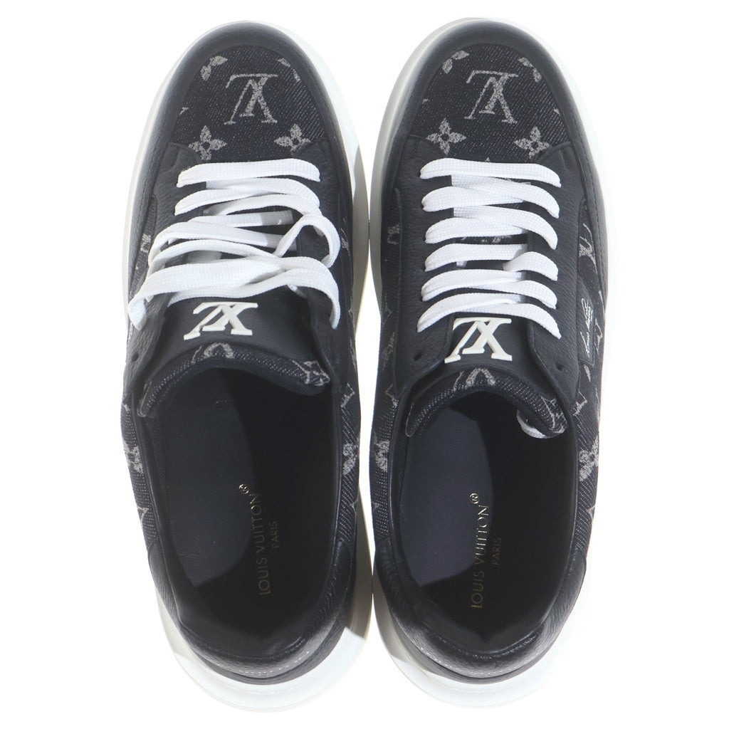 LOUIS VUITTON(ルイヴィトン) BEVERLY HILLS SNEAKER ビバリーヒルズ モノグラム レザーローカットスニーカー 1ACQL6 ブラック