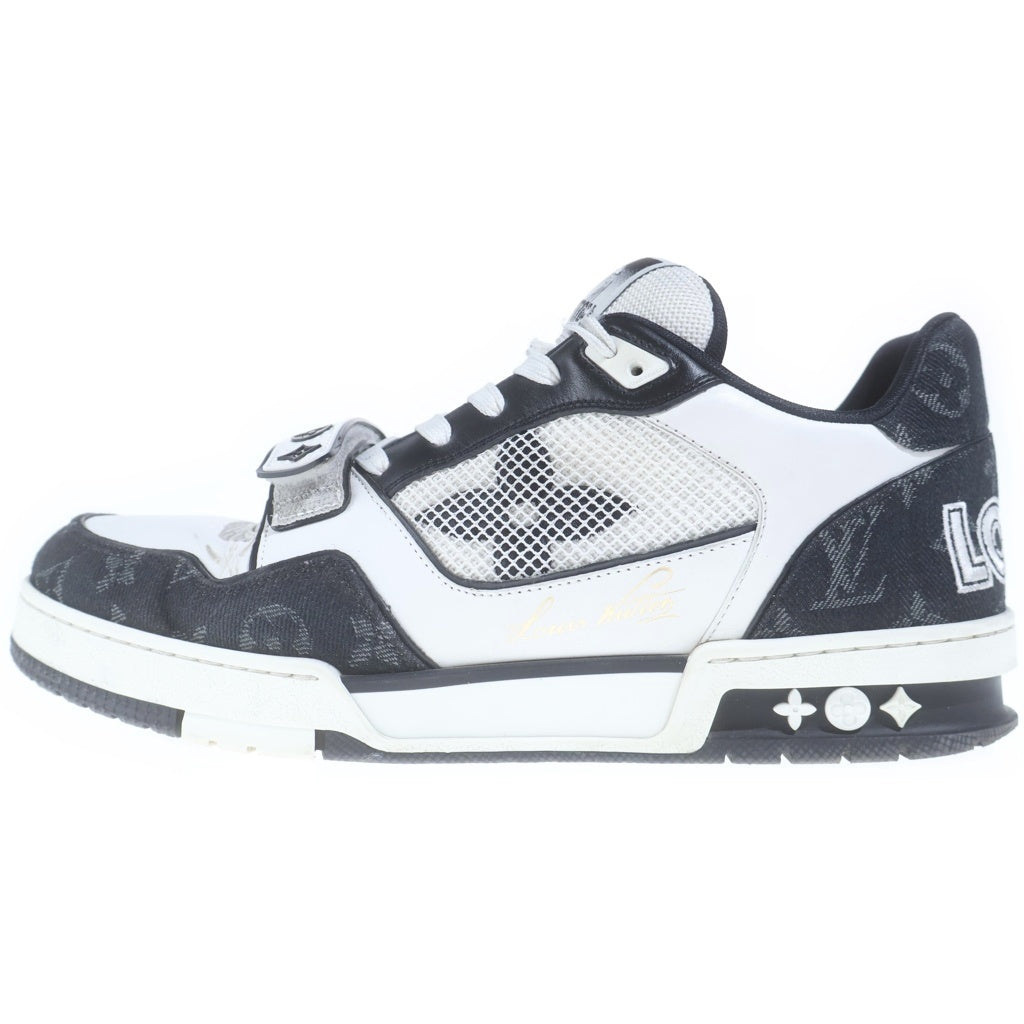 LOUIS VUITTON(ルイヴィトン) LV TRAINER 1ABOD6 LVトレイナー モノグラム キャンバス ローカットスニーカー ブラック/ホワイト