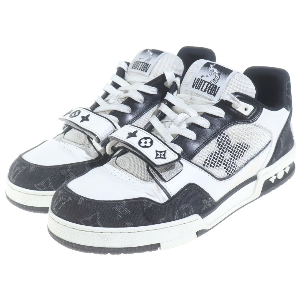 LOUIS VUITTON(ルイヴィトン) LV TRAINER 1ABOD6 LVトレイナー モノグラム キャンバス ローカットスニーカー ブラック/ホワイト