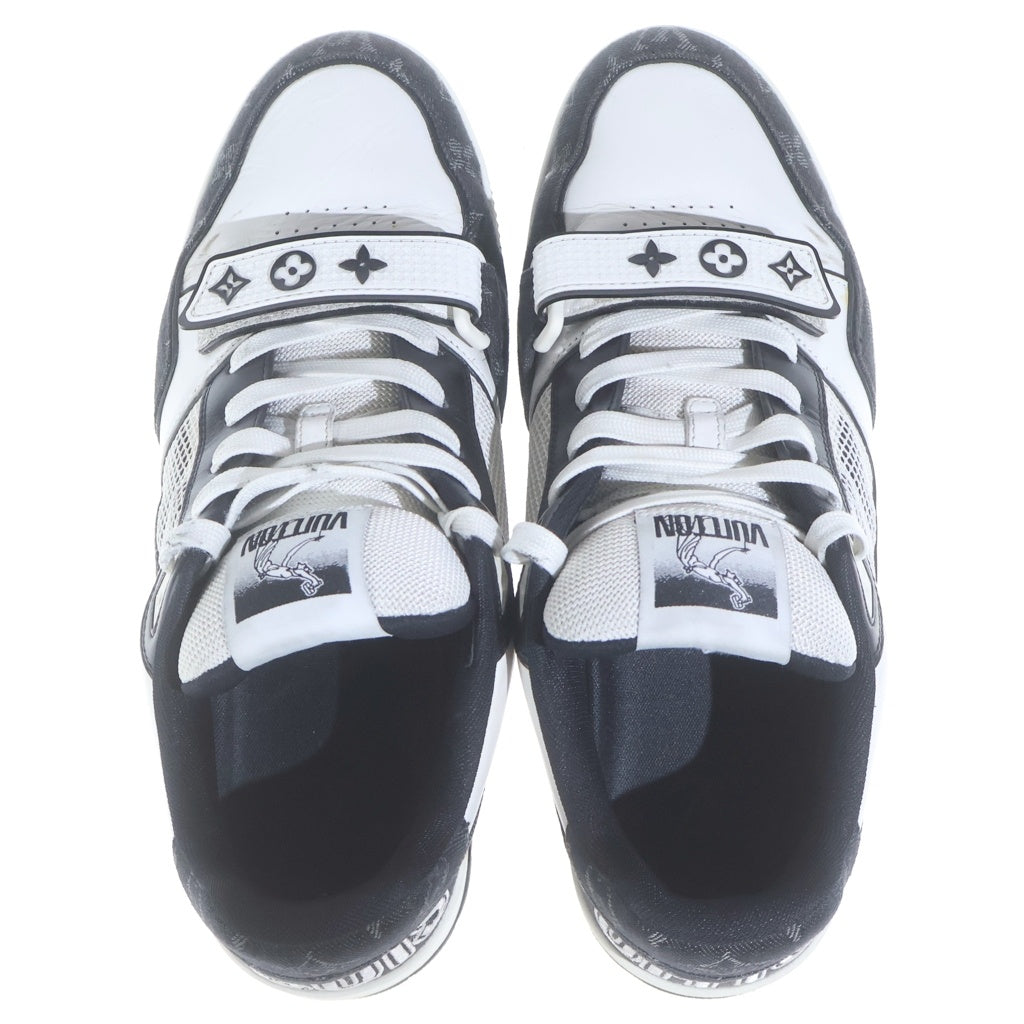 LOUIS VUITTON(ルイヴィトン) LV TRAINER 1ABOD6 LVトレイナー モノグラム キャンバス ローカットスニーカー ブラック/ホワイト