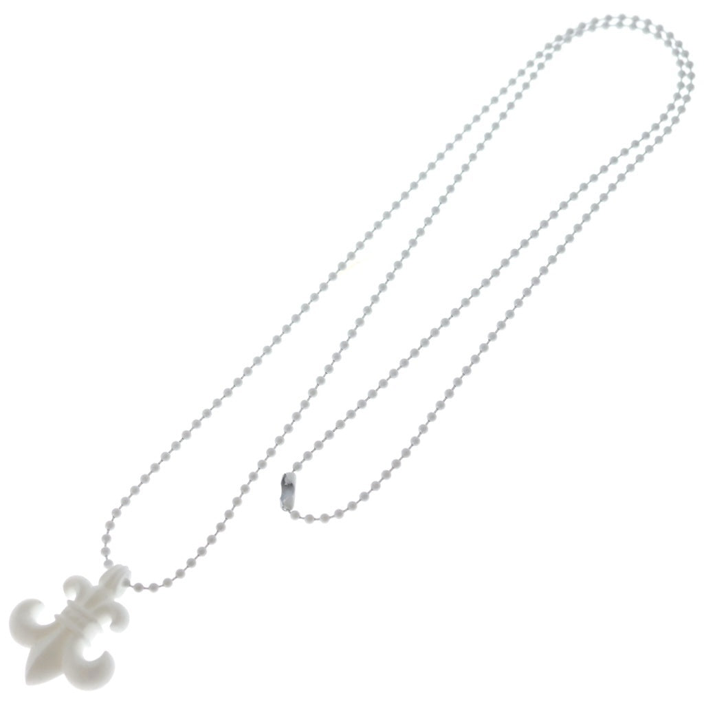 CHROME HEARTS(クロムハーツ) RUBBER BS FLUER ラバーフレア シリコンネックレス ホワイト