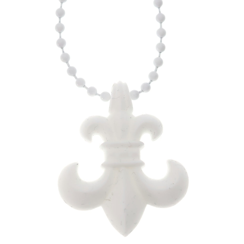 CHROME HEARTS(クロムハーツ) RUBBER BS FLUER ラバーフレア シリコンネックレス ホワイト