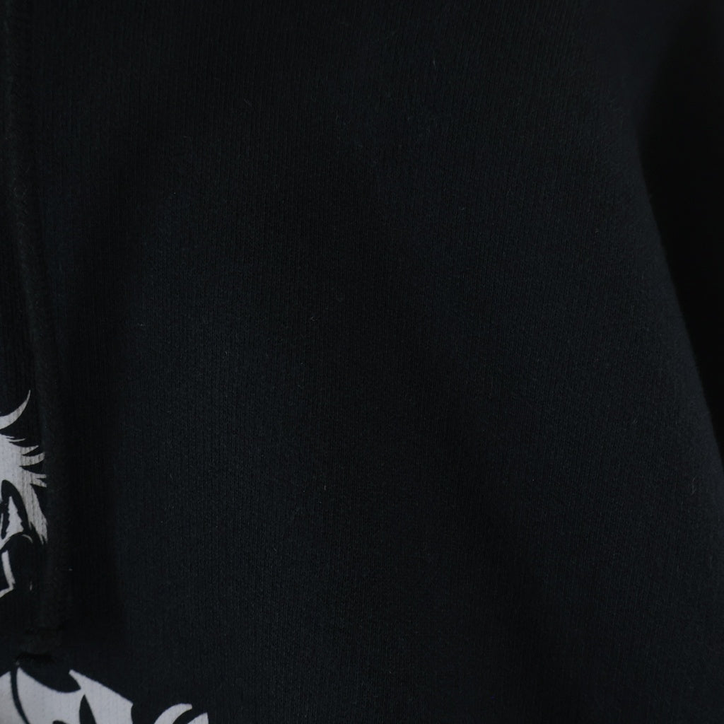 VETEMENTS(ヴェトモン) 20AW WORLD TOUR OVERSIZED LOGO HOODIE UAH21TR693 ワールドツアー オーバーサイズ コットンプルオーバーパーカー フーディ ブラック