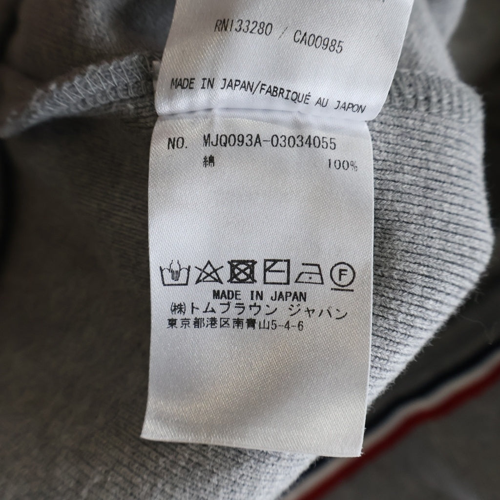 THOM BROWNE(トムブラウン) サイドベントハーフスウェットパンツ ショーツ グレー MJQ093A-03034055