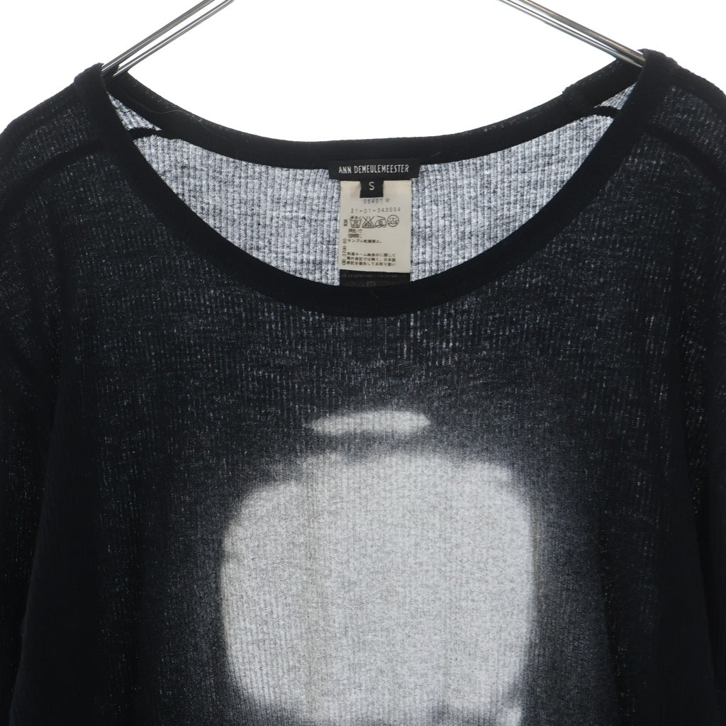 アンドゥムルメステール ロンT カットソー ANN DEMEULEMEESTER(アンドゥムルメステール) グラフィックプリント